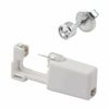 2 Pack Ear Piercing Disposable Kit Silver Stud Earring Gun DIY Home Self Ear US