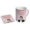 Profiles Succession Greg Tomelette Funny #2 Ceramic Coffee Mug + Coaster Gift Set