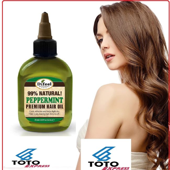 Aceite para el cuidado del cabello natural premium, menta.anti desprendimiento