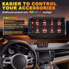 RGB 8 Gang Switch Panel On-Off LED Light Car Switch Panel Circuit Control 12-24V