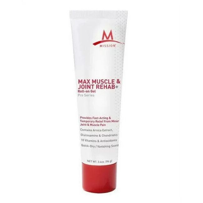 Mission Athletecare Max Muscle and Joint Rehab - 3.4 oz Brand New