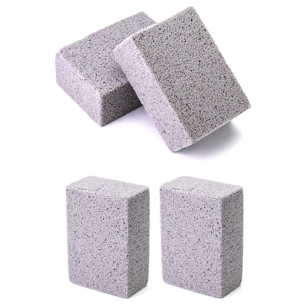 QWORK® 2Pcs Grill Cleaning Brick, Pumice Cleaning Block, BBQ Cleaning Tool, Remove Oil Stains for Grilling