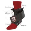 Swede-O Inner Lok 8 Ankle Brace, Black - Small