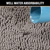 H.VERSAILTEX Microfiber Bath Rugs Chenille Floor Mat Ultra Soft Washable Bath...