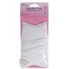 Shoulder Pads Set-In Small White