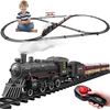 Train Set for Kids,Remote Control Locomotive Engine under Christmas Tree,Electri