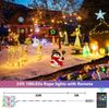 33ft 100LED Smart Fairy String Lights with Remote Control for Xmas Party Home