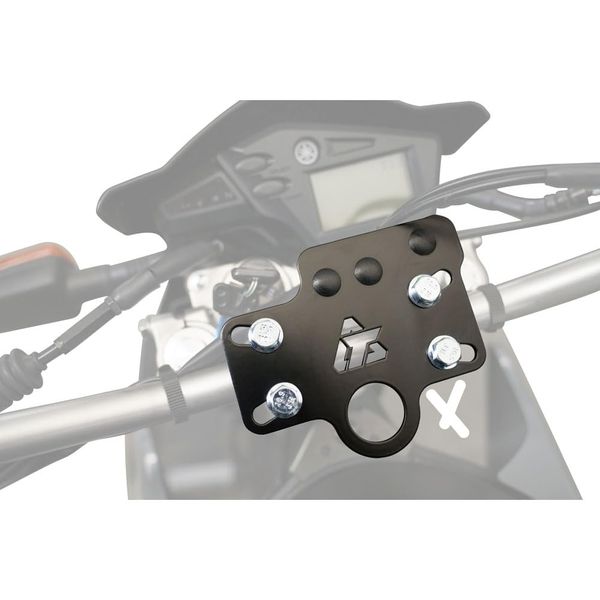 Tusk Accessory Dash Panel Black Powder Coated Compatible with Yamaha XT250 2008-2025