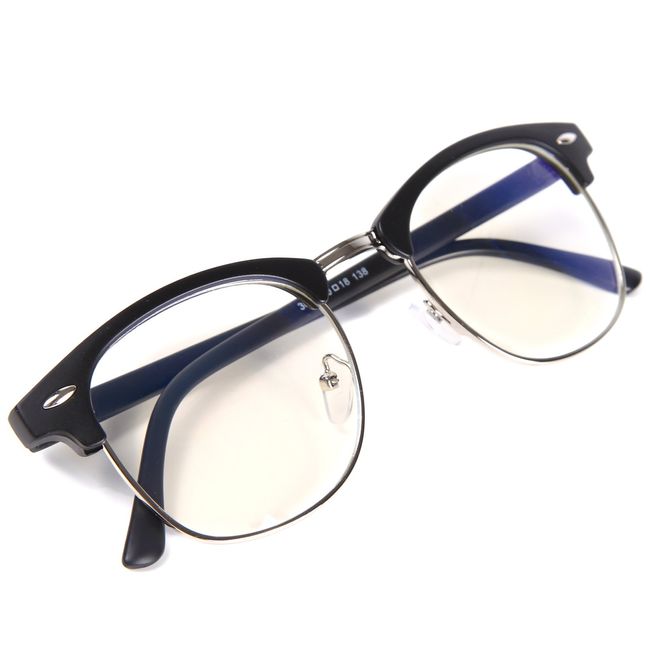 FREESE Men's Blue Light Reduction Glasses, Wellington Classic, matte black