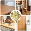 Pack of 155 Threaded Insert Wood Screw-In Sleeves Set Screw Nut M4 M5 M6 M8 Ramp Sleeve Zinc Alloy Hex Nuts Assortment for Wooden Furniture