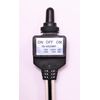 Waterproof toggle switch ON-OFF-ON IS-453WP (hex nut, waterproof cap, rubber gasket included)