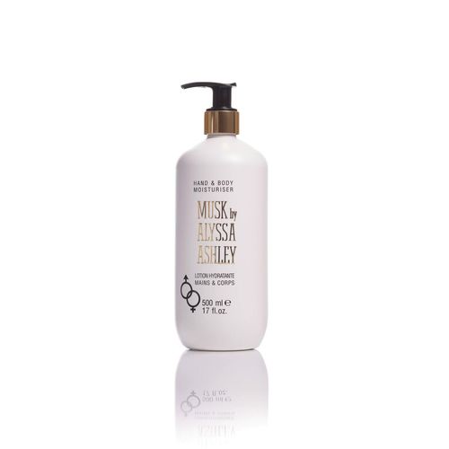 Alyssa Ashley Musk Hand & Body Moisturiser mit Pumpe 500 ml