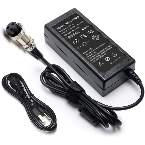 24V 1.5A 36W Electric Scooter E100 E200 E300 Battery Charger Standard 3-Prong Inline for Razor E100 E200 E300 E125 E150 E500 E175 PR200,MX350 E225S E325S, Pocket Mod, Sports Mod, and Dirt Quad