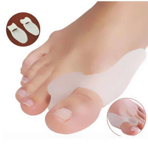 1Pair Silicone Gel Bunion Big Toe Separator  Foot  Hallux Valgus Correction