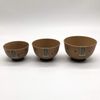 Soup Bowl, Woodgrain, Small, Cherry Blossom
