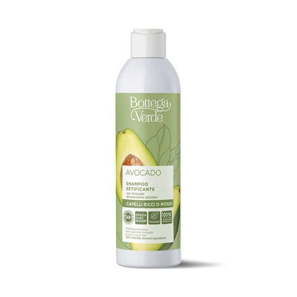 Bottega Verde - AVOCADO - Silky Shampoo (250 ml) - Curly or Wavy Hair