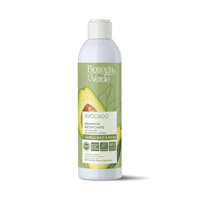 Bottega Verde - AVOCADO - Seidiges Shampoo (250 ml) - lockiges oder welliges Haar