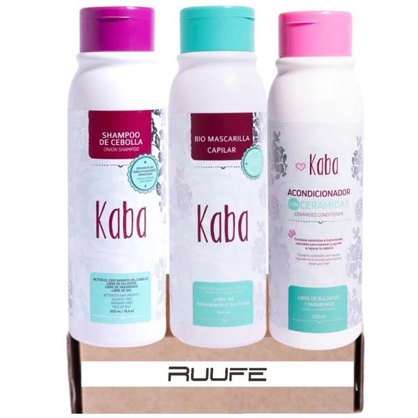 Onion Shampoo Kaba Shampoo de Cebolla kaba (3 pack) Red onion shampoo Bio Hair repair and conditioner kaba shampoo de cebolla Bio mascarilla Capilar y acondicionador de ceramidas kaba