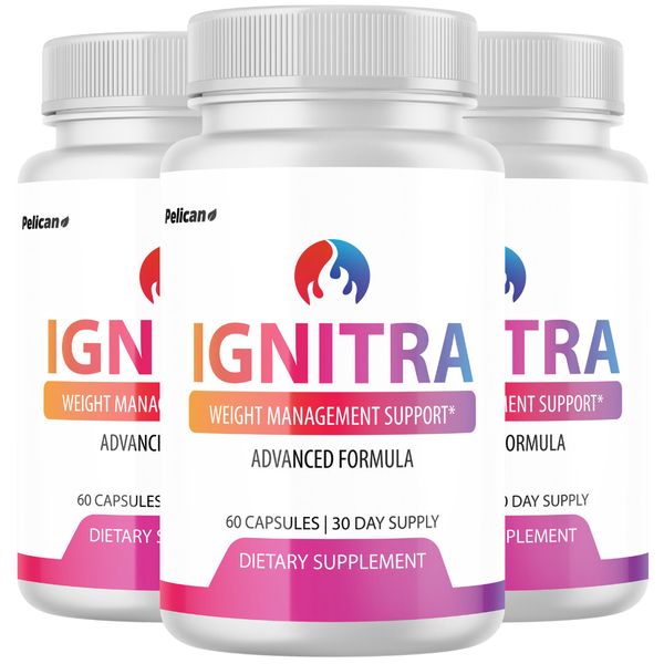 Ignitra- Keto & Weight Support- 3 Bottles- 180 Capsules