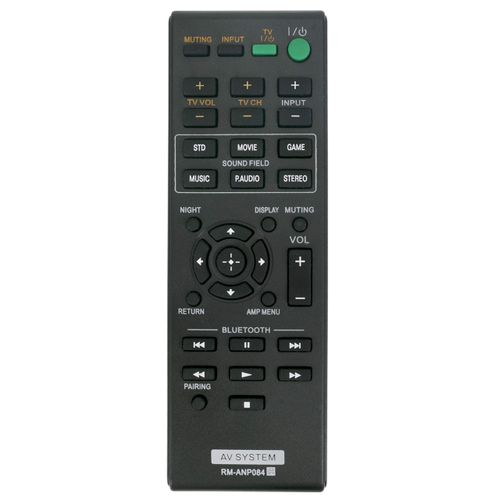 New RM-ANP084 Replaced Remote fit for Sony Home Theater HT-CT260 PN1H HT-CT260HP SA-CT260 SA-WCT260 EZW-RT50 149050111
