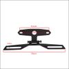 Karun Universal Motorcycle Tail Lamp Brake Light Folding License Plate Bracket