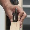 Trend Hinge Recess Squaring Corner Chisel, Quickly Square Up Rounded Corners, C/CHISEL , 70mm, Black