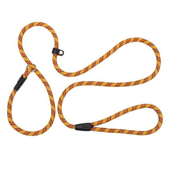 Zhichengbosi Adjustable Dog Leash Nylon Training Lead Leash Durable,Soft For Dogs 10-80 lbs (yellow)