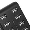 Namvo USB2.0 HUB Docking Station 10 Port USB Hub with Switch for Laptop PC Interface Device