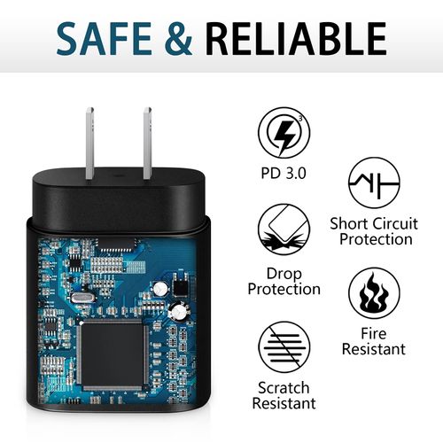 2Pack USB C Charger, 25W Type C Charger Fast Charging with USB C to C Charger Cable 6FT Android Phone Charger for Galaxy S23 Ultra/S23/S23+/S22/S22 Ultra/S22+/S21 Ultra/S20 Ultra/Note 20