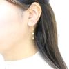dice earrings, No Gemstone