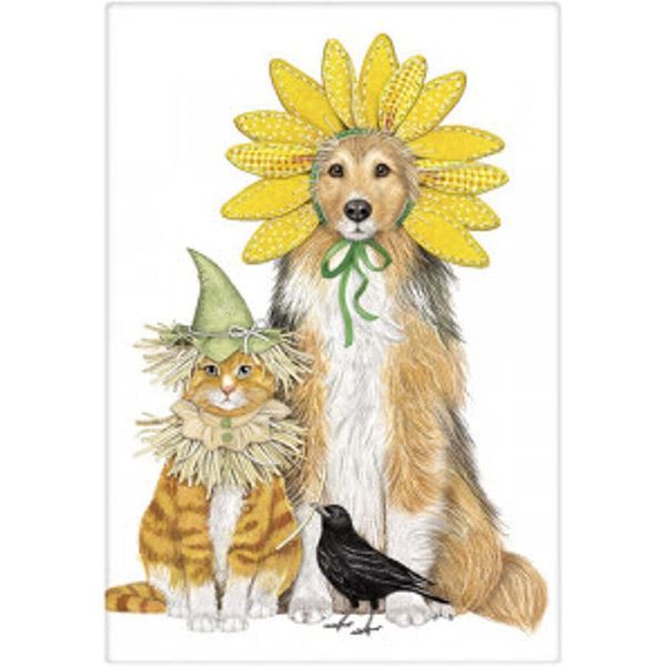 Scarecrow Pets Flour Sack Towel