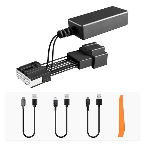 Jeledeor Dashcam Power Adapter Custom for Ford 16 Pin (Model A) for F150/F250/F350 Explorer Bronco and etc,Hide The Wires GPS Radar Mirror Camera Dash Cam Adapte Connects to Rearview Mirror