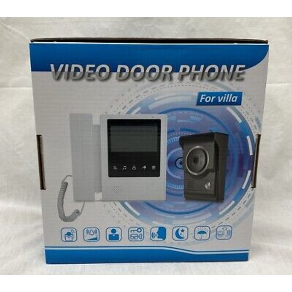 Video Door Phone System 4.3" Monitor Wired Video Intercom AMOCAM