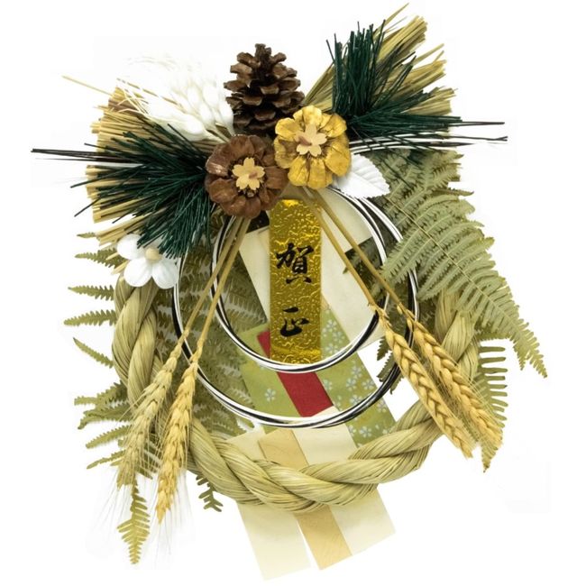 Yamaichi Shoten K-706 New Year Ornament Botanical Wreath Ornament Bookmark