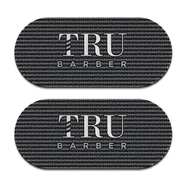 TRU BARBER Hair Grippers® for Men and Women - Salon and Barber, Hair Clips for Styling, Sectioning, Cutting and Coloring, Nonslip Grips, Hair holder (Black/White)