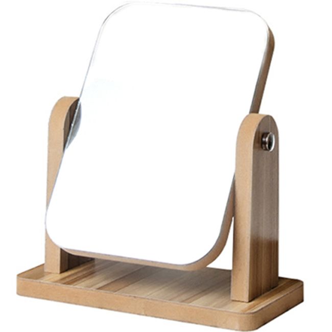 ABM Wood Square Tabletop Mirror L