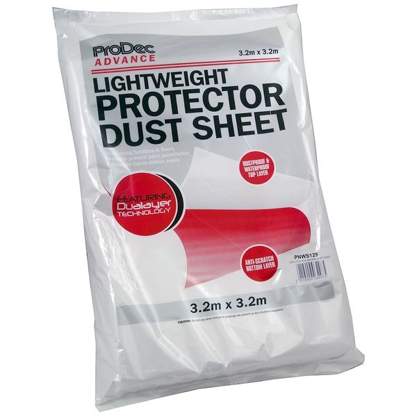 ProDec Advance Lightweight 3.2 m x Non-Woven Dust Sheet