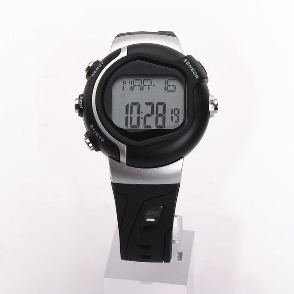 Pellor Calorie Heart Rate Monitor Watch Pulse Watch Sport Watch Wristwatch (Black)