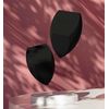 Makeup Sponge Set in Diamond Shape Luvia Cosmetics Makeup Blender Black