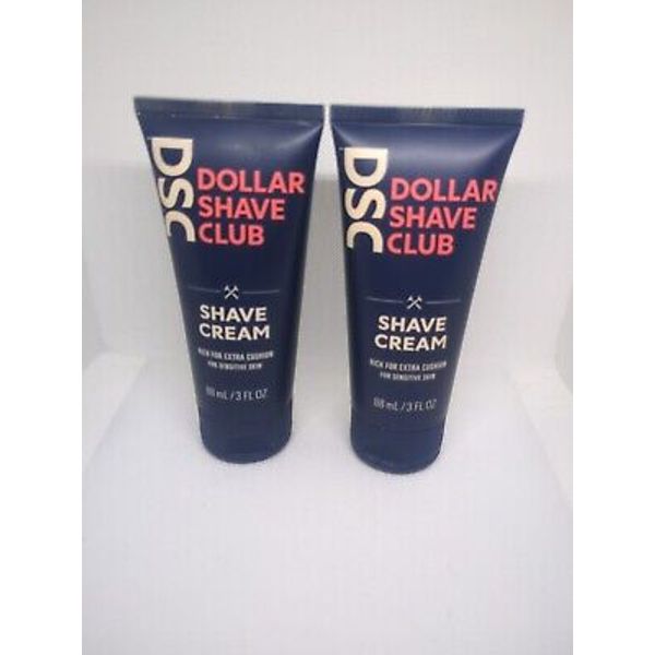 DSC Dollar Shave Club Shave Cream Rich For Extra Cushion For Sensitive Skin 3 oz