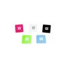 5 NFC Stickers, 25 x 25 mm, NTAG 213, 180 Byte, NFC Logo