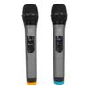 Rockville RWM72U Dual UHF Wireless Handheld Microphone System Digital Display