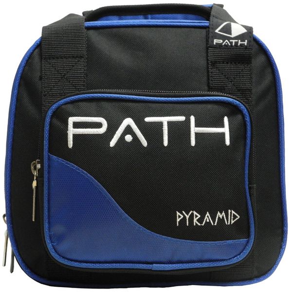 Pyramid Path Plus One Spare Tote Bowling Bag (Black/Royal Blue)