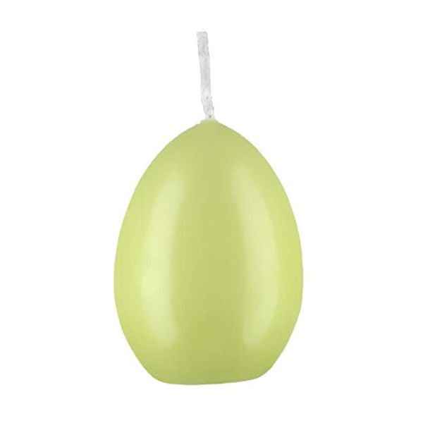 Kopschitz Egg Candles Lime 60 x 45 mm Pack of 6
