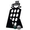 Marketing Holders 12-Slot Holder - Coffee Cup Design (Solid Black)