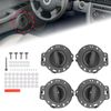 4PCS Inner Interior Door Handles W/Hardware Gray For Jeep Commander 2006-2010