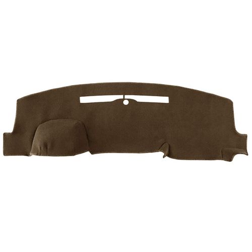 Dash Cover Mat Custom for 2014-2018 Chevy Chevrolet Silverado 1500/GMC Sierra 1500, 2015-2019 Chevy Silverado/GMC Sierra 2500HD 3500HD Dashboard Pad Carpet w/o Forward Collision Warning (Brown)