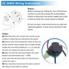 Ceiling Fan Switch ZE-268S6, Ceiling Fan Pull Switch, 4 Wire Fans Accessories Switch Compatible with Hunter Ceiling Fan Lights (Bronze Pull Chain)