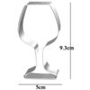 WJSYSHOP Mini Goblet Wine Glass Cookie Cutter