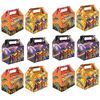 VALUE PACK 12 x Super Hero Paper Lunch Box Going Home Present Picnic Boxes